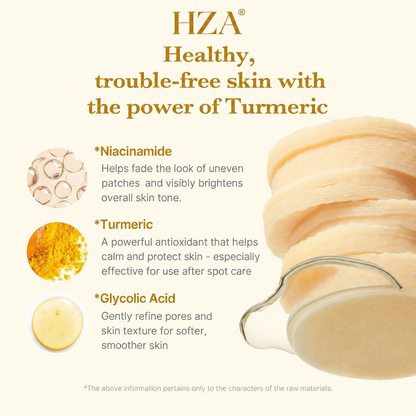 [HZA] | Exfoliating for Dead Skin Cells & Excess Sebum & Clearing for After Spots, Texture & Uneven Skin Tone |