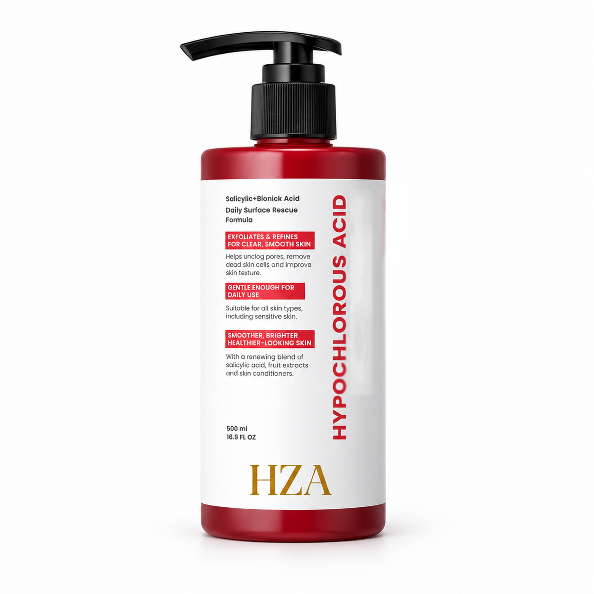 [HZA] | Exfoliating for Dead Skin Cells & Excess Sebum & Clearing for After Spots, Texture & Uneven Skin Tone |