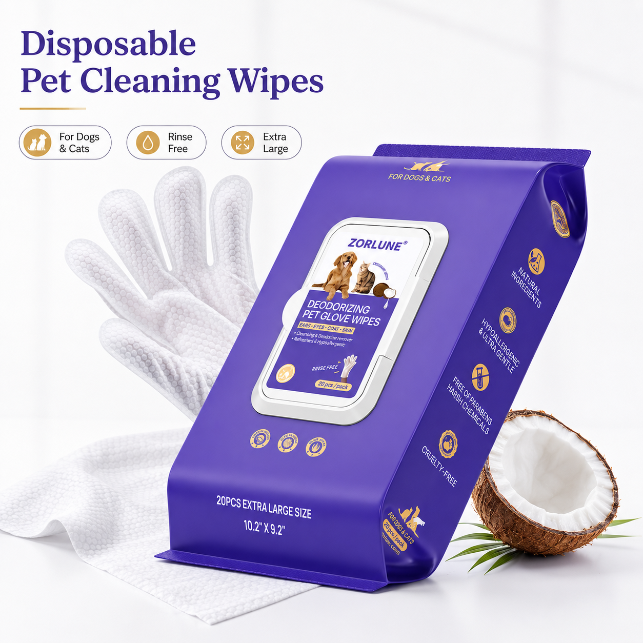 🧤Clean Your Dog Without the Bath-Time Struggle💟