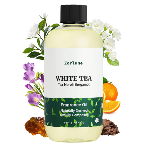 Zorlune Hotel Diffuser Oil Refill – 🌼White Tea, 🏵️Neroli & Bergamot Home Fragrance