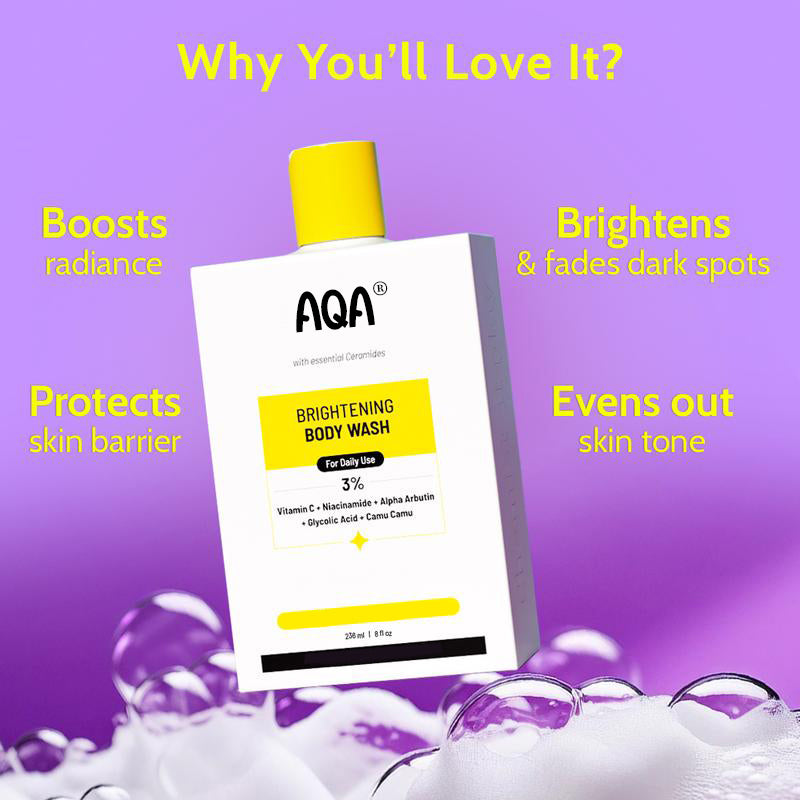 Brightening Body Wash with Vitamin C & Glycolic Acid - 8fl oz | Helps even out skin tone