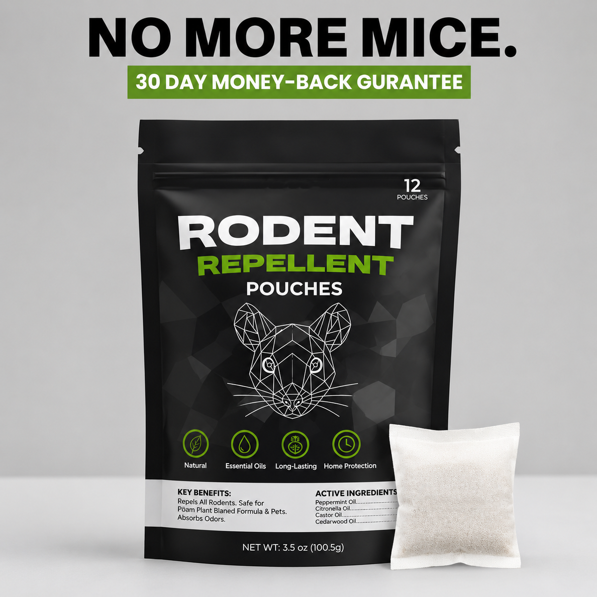 NESLEMY® Natural Rodent Repellent Pouches