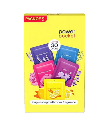 5-Scent Solid Gel Home Fragrance Set | Long-Lasting Hanging Freshener for Bathroom & Small Spaces