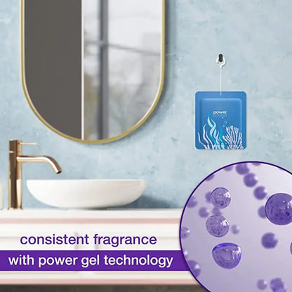 5-Scent Solid Gel Home Fragrance Set | Long-Lasting Hanging Freshener for Bathroom & Small Spaces