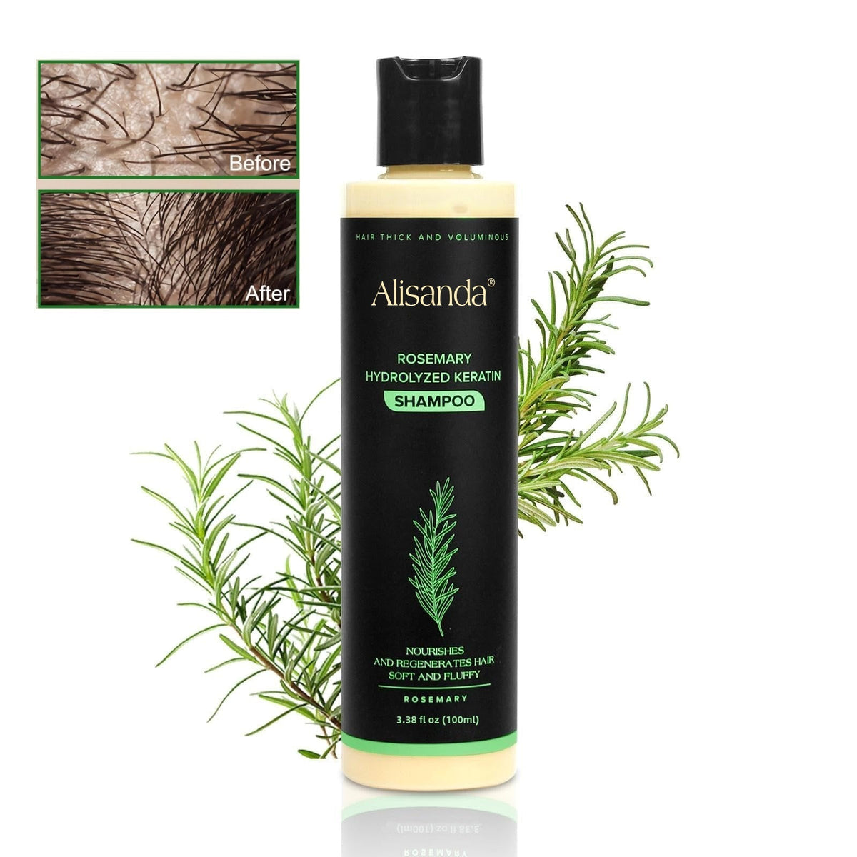 Rooted in Rosemary. Made for <em>Fuller-Looking Hair.</em>