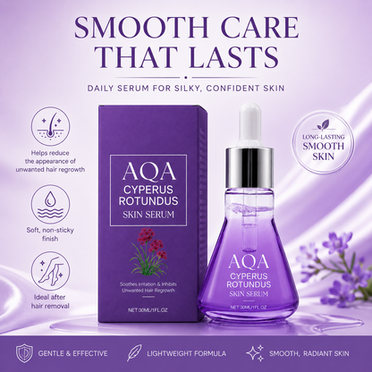 AQA Hair Removal Care Essence – Calm Skin, Smooth Longer, Post-Hair Removal Serum for Soothing, Hydration & Unwanted Hair Regrowth Care, 30ML